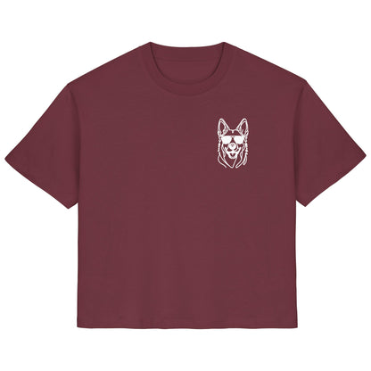 Line Art - Cooler Holländischer Schäferhund - Ladies Organic Shirt
