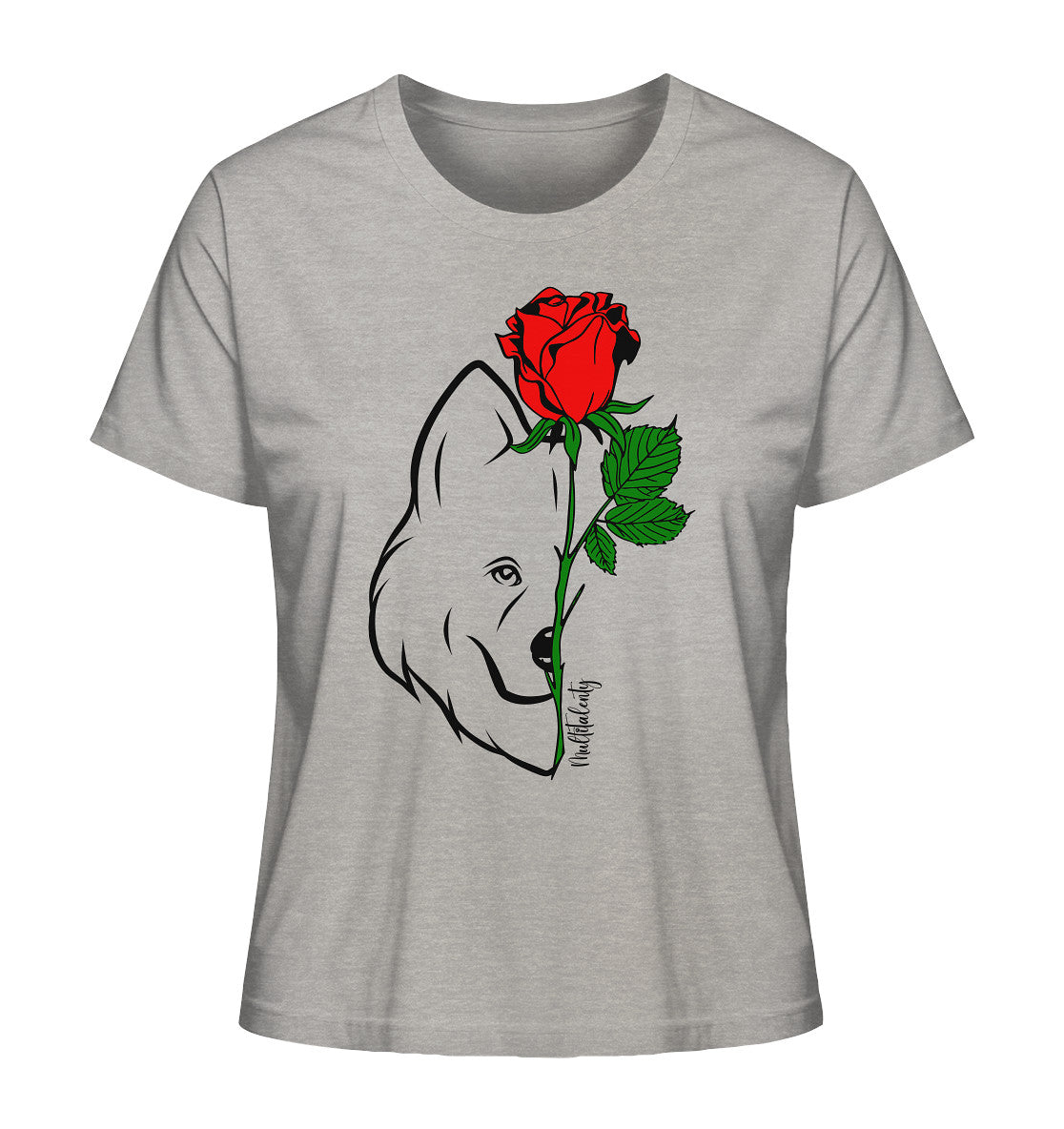 Tattoo Rose - Samojede - Ladies Organic Shirt