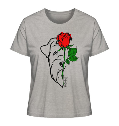 Tattoo Rose - Schnauzer - Ladies Organic Shirt