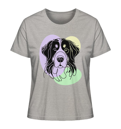 Line Art - Süßer Berner Sennenhund - Ladies Organic Shirt