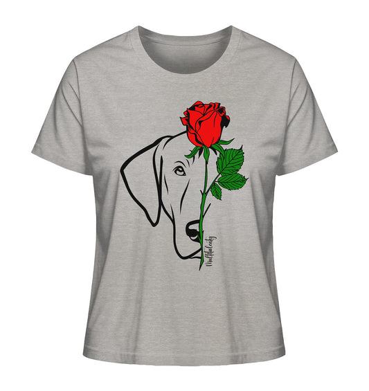Tattoo Rose - Dobermann - Ladies Organic Shirt