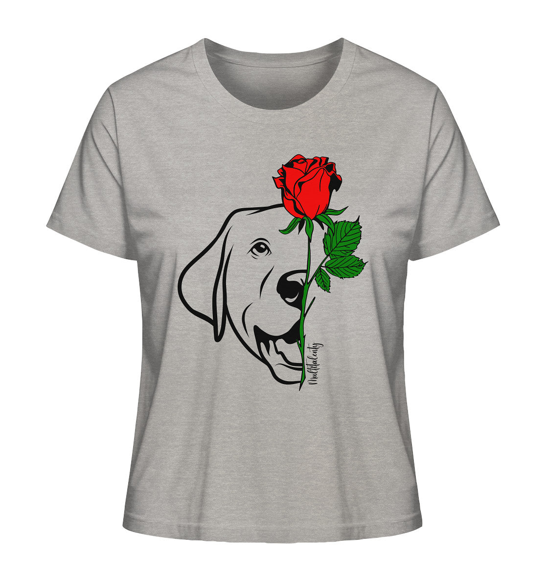 Tattoo Rose - Labrador - Ladies Organic Shirt