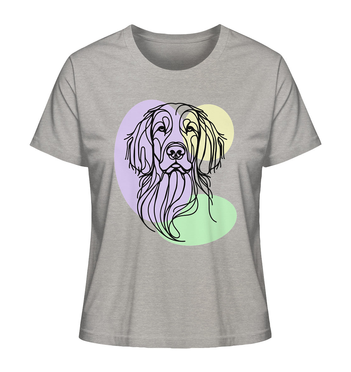 Line Art - Süßer Irish Setter - Ladies Organic Shirt