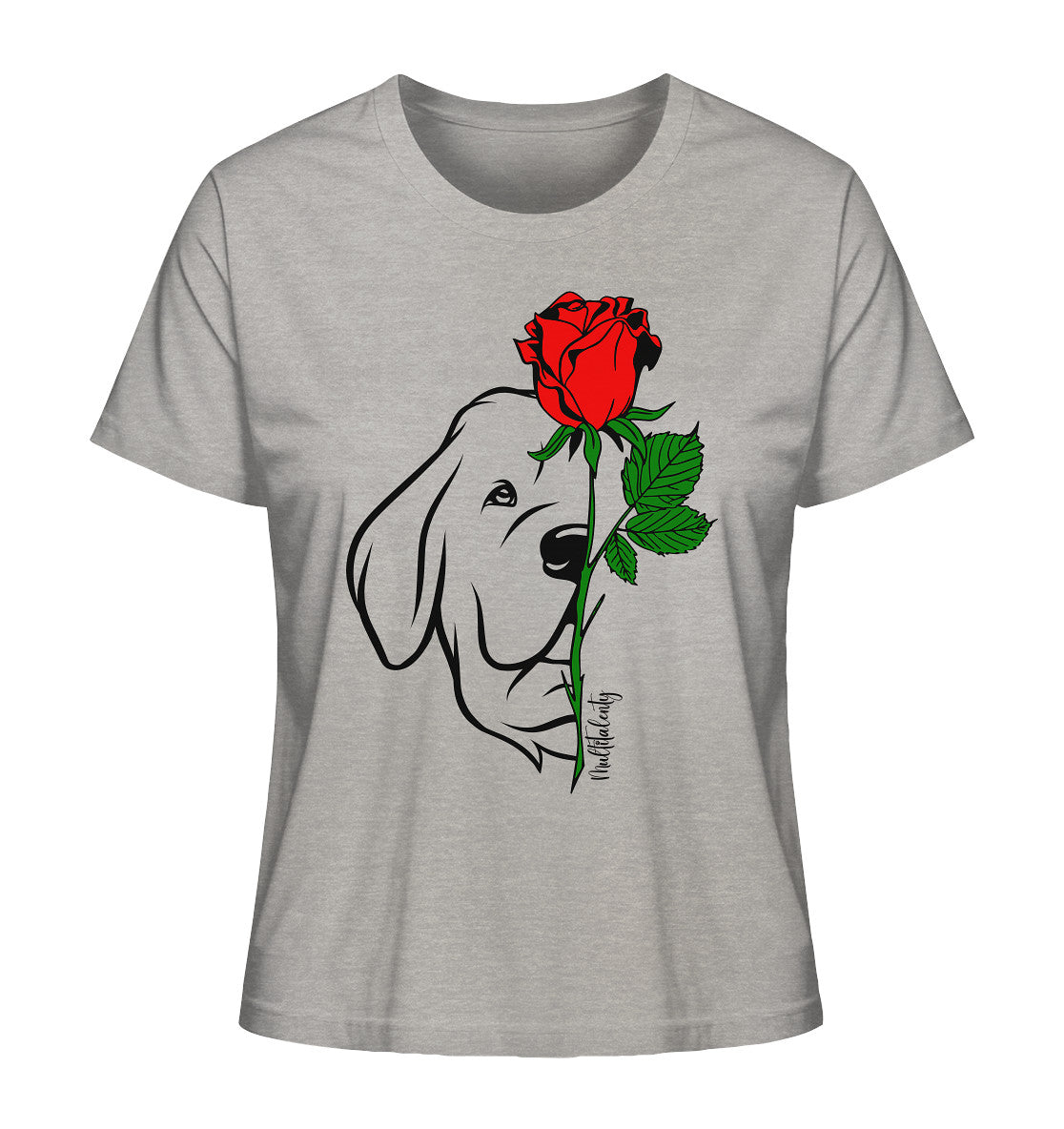 Tattoo Rose - Neufundländer - Ladies Organic Shirt