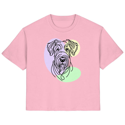 Line Art - Süßer Irish Terrier - Ladies Organic Shirt