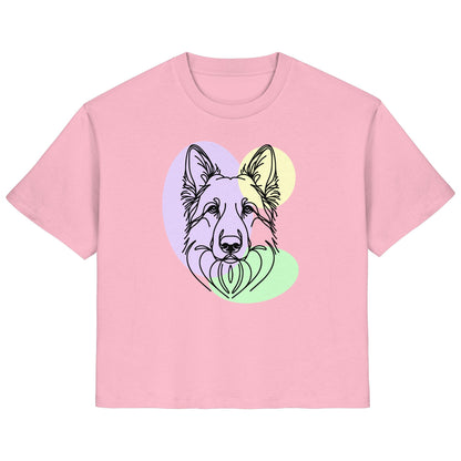 Line Art - Schäferhund - Ladies Organic Shirt