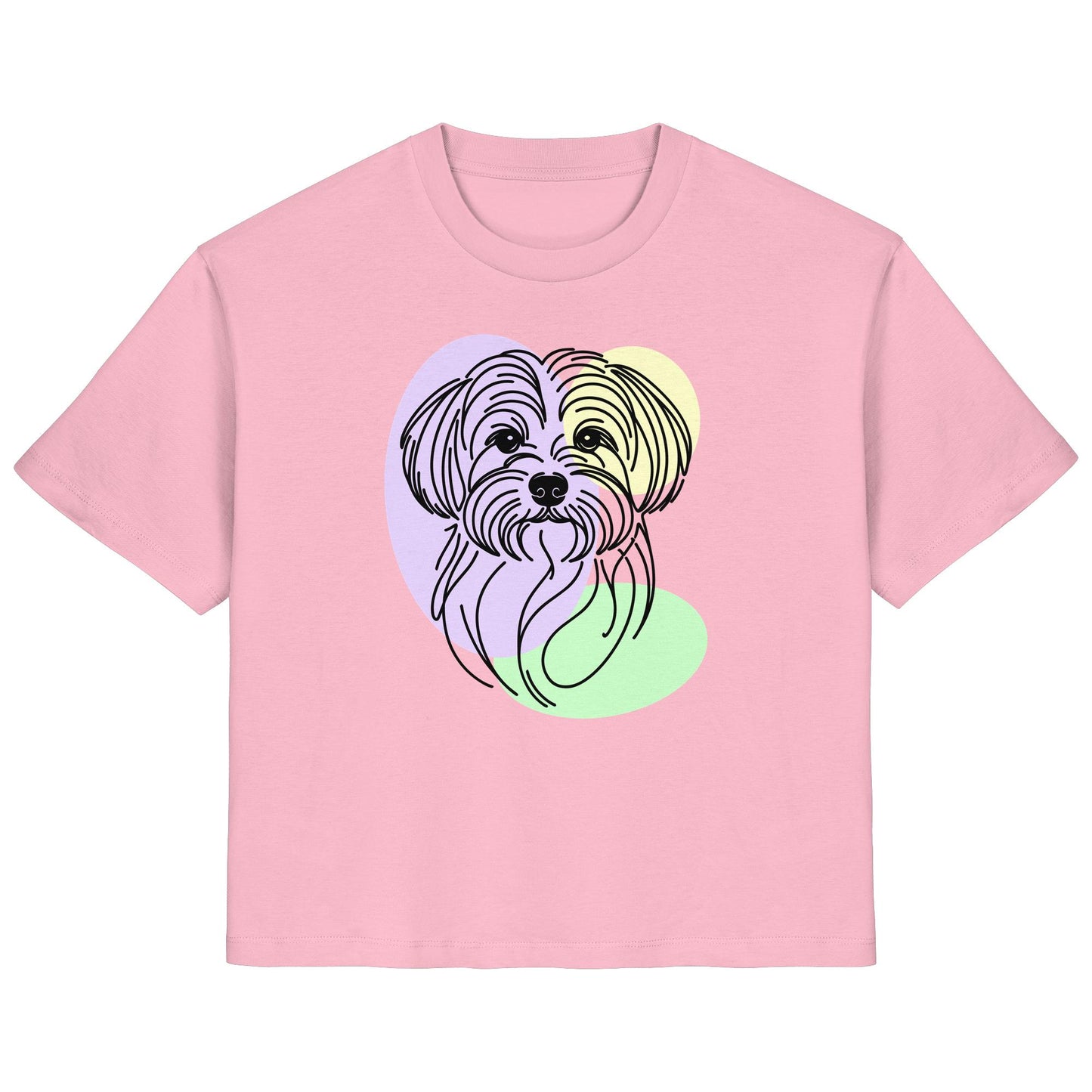 Line Art - Süßer Malteser - Ladies Organic Shirt