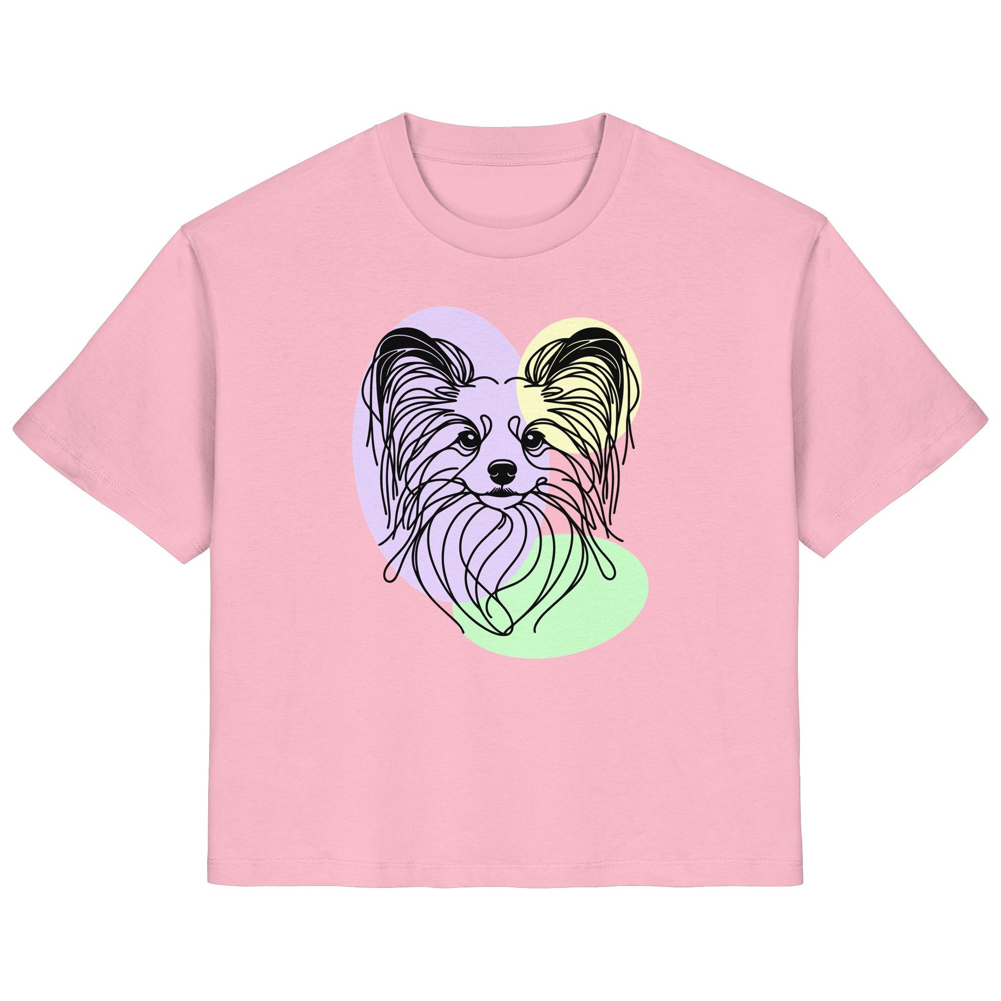 Line Art - Süßer Papillon - Ladies Organic Shirt