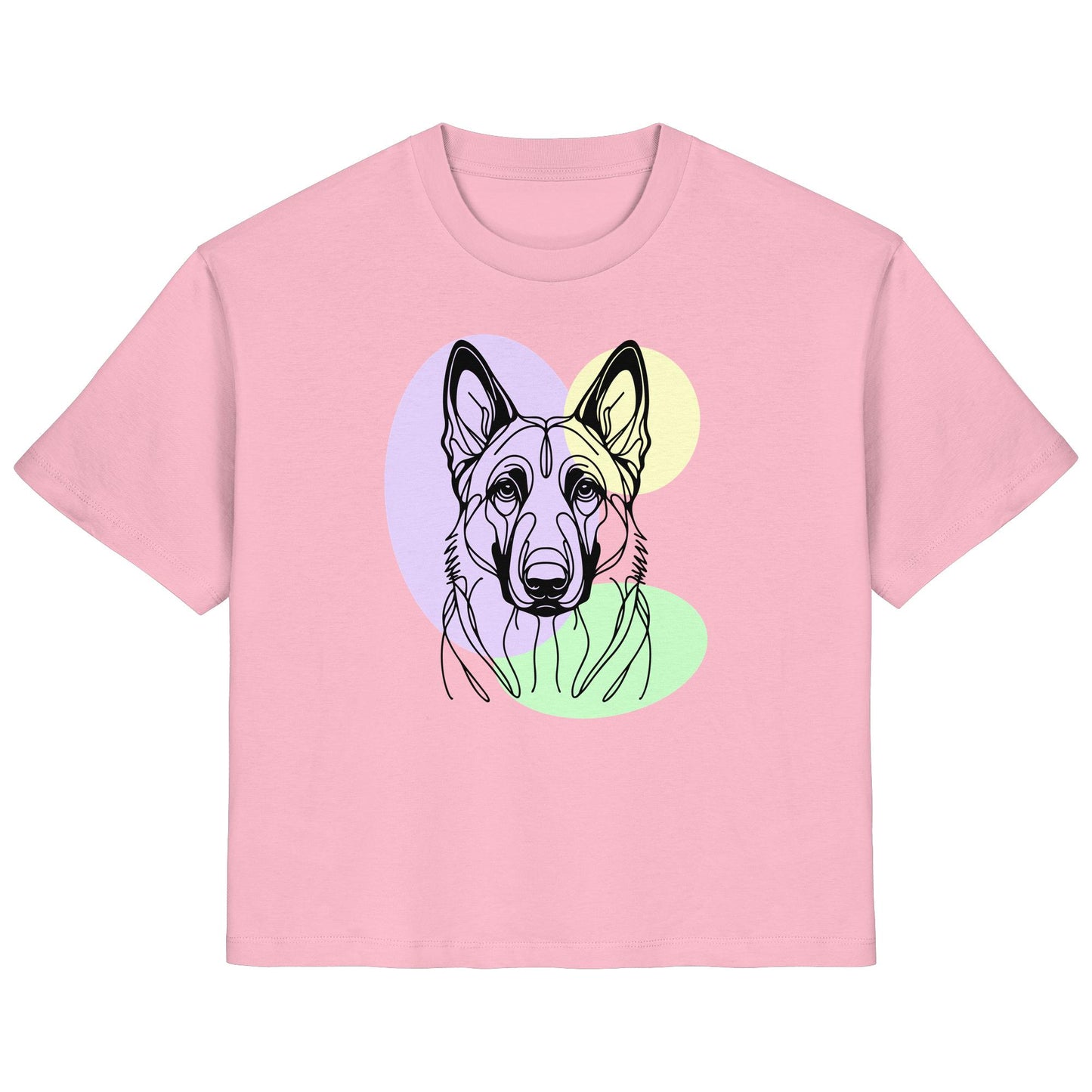 Line Art - Süßer Malinois - Ladies Organic Shirt