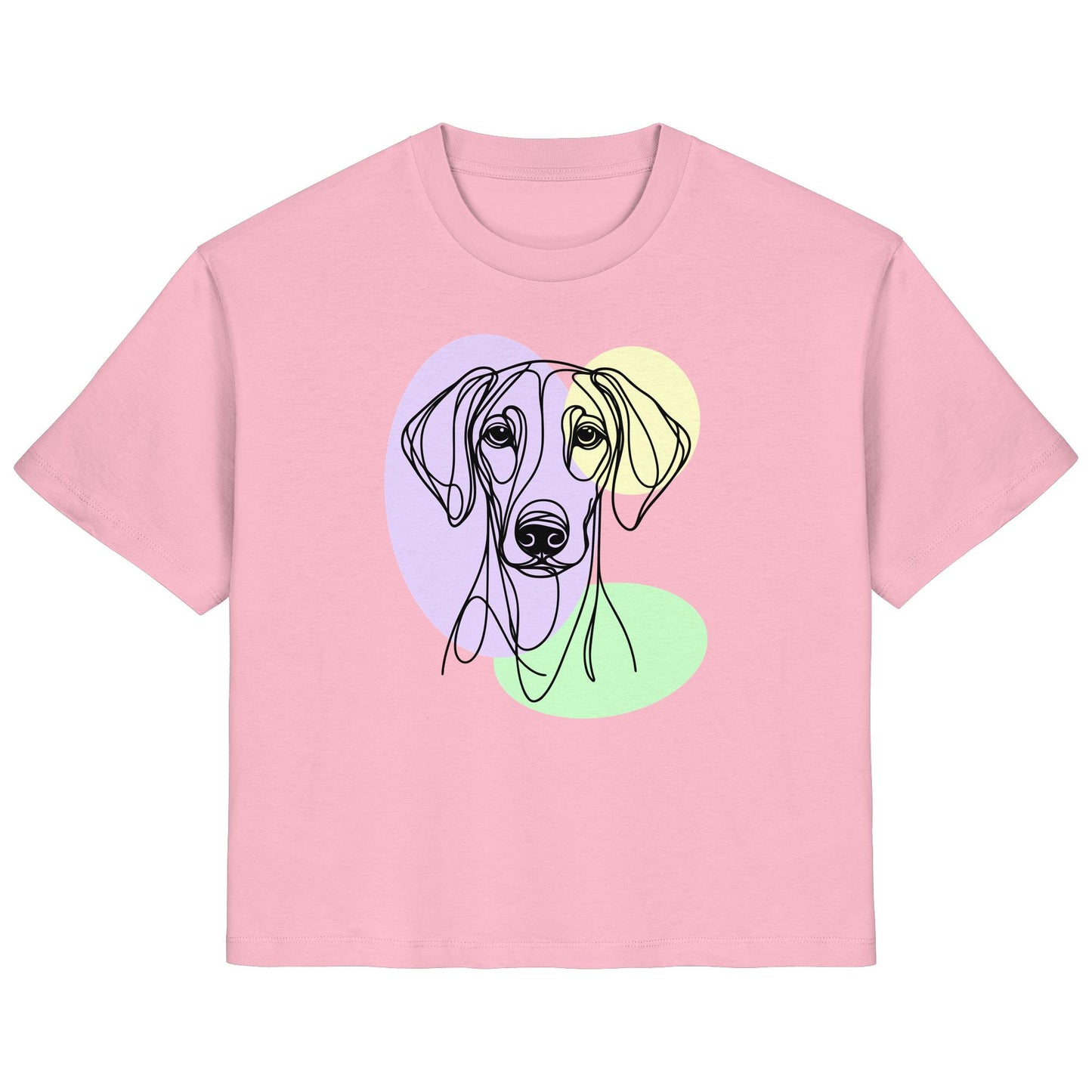 Line Art - Süßer Dobermann - Ladies Organic Shirt
