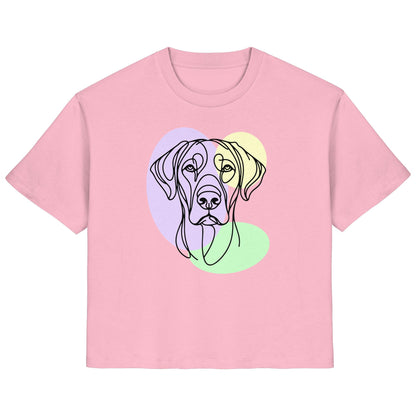 Line Art - Süßer Rhodesian Ridgeback - Ladies Organic Shirt