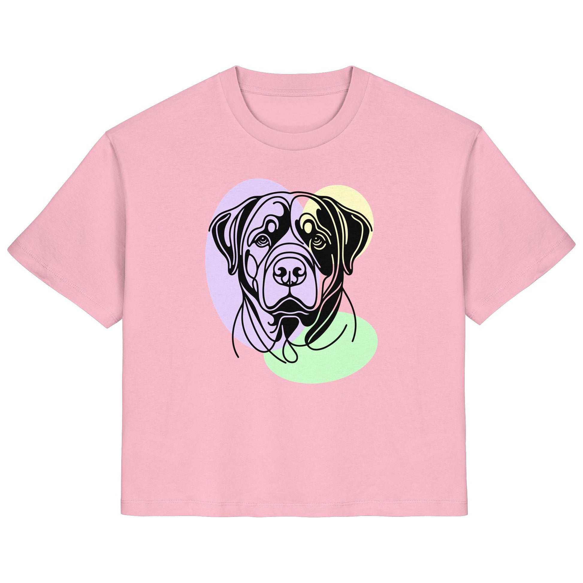 Line Art - Süßer Rottweiler - Ladies Organic Shirt