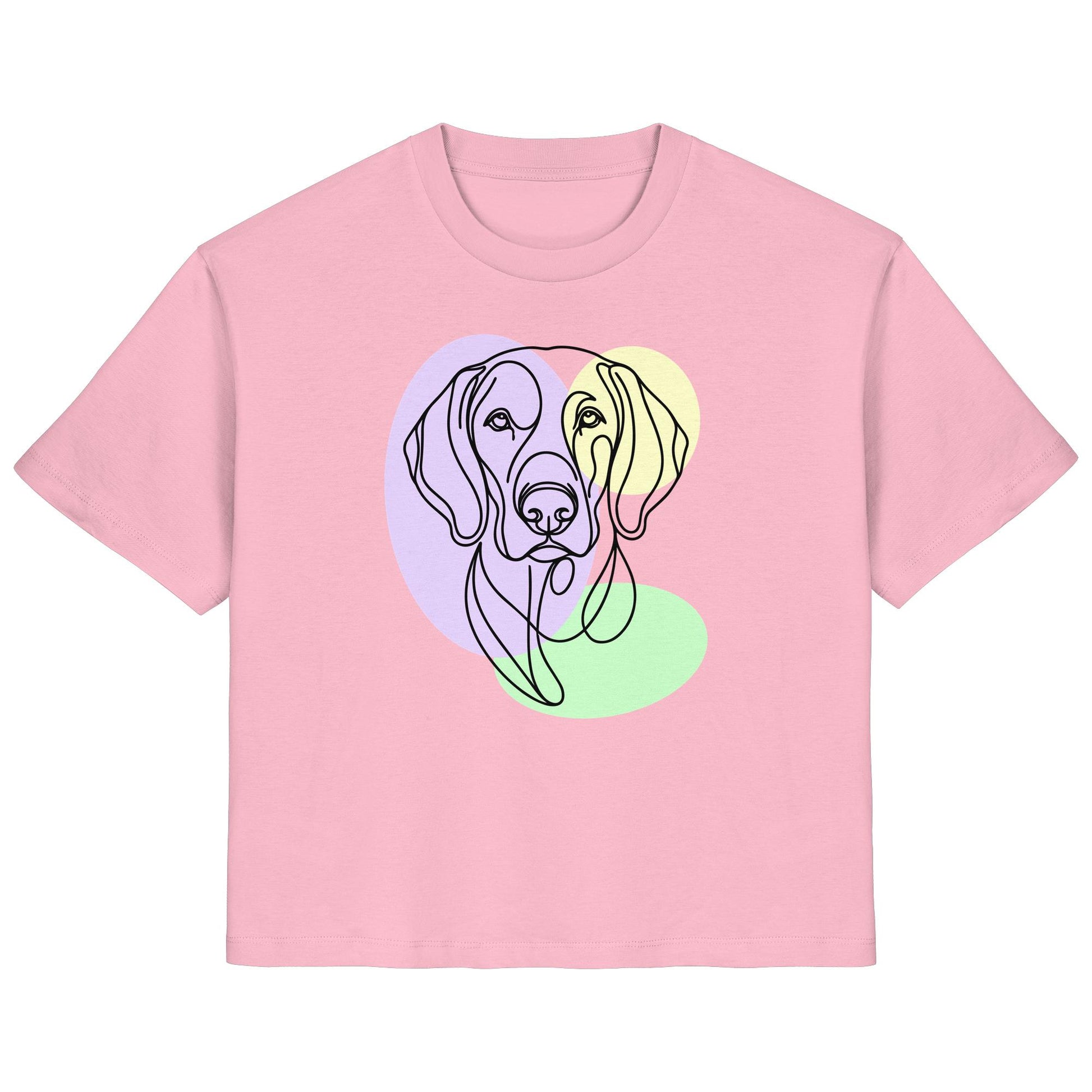 Line Art - Süßer Weimaraner - Ladies Organic Shirt