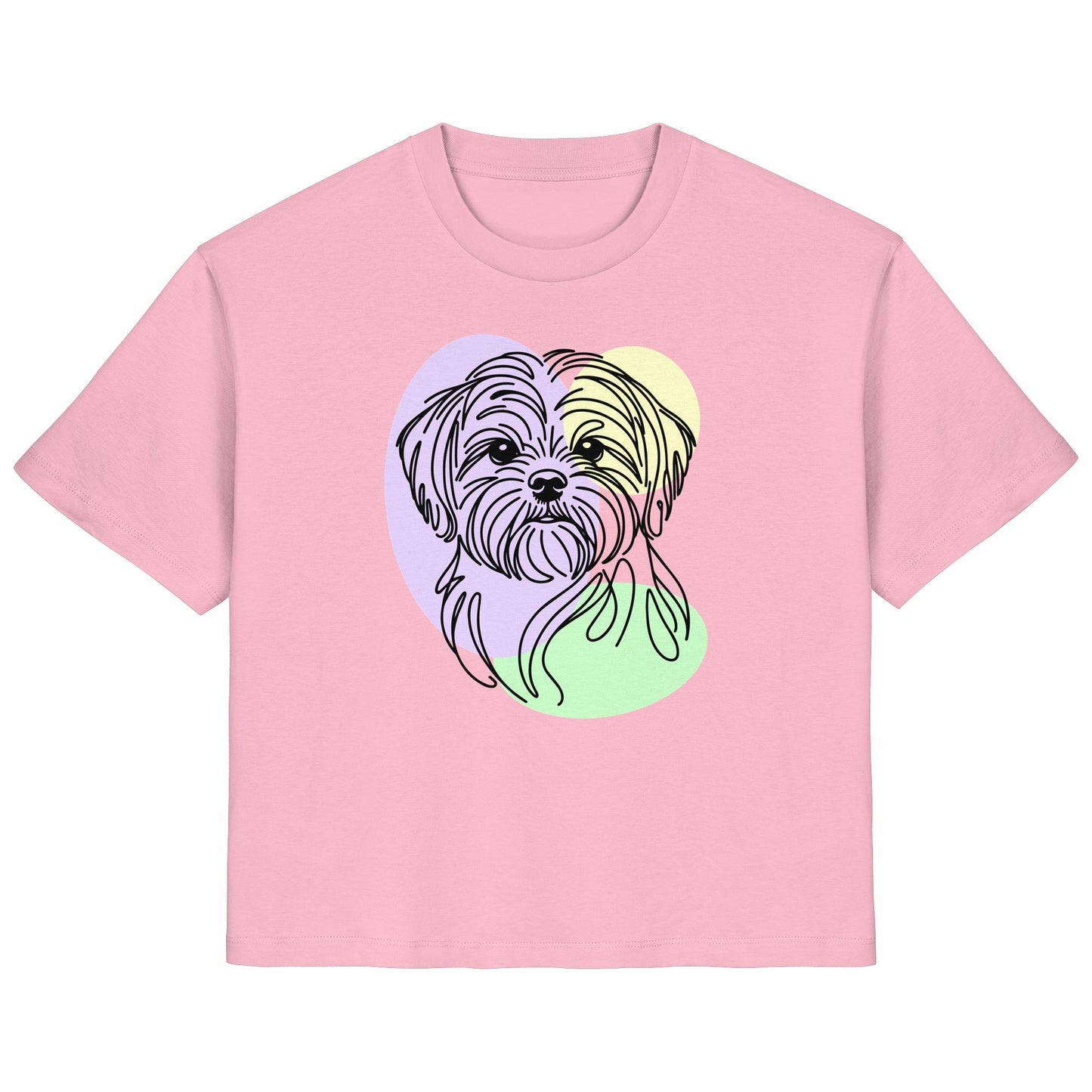 Line Art - Süßer Shih Tzu - Ladies Organic Shirt