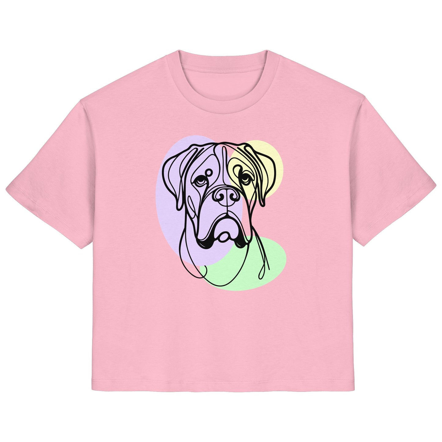 Line Art - Süßer Boxer - Ladies Organic Shirt