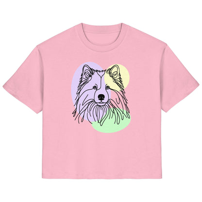 Line Art - Süßer Eurasier - Ladies Organic Shirt