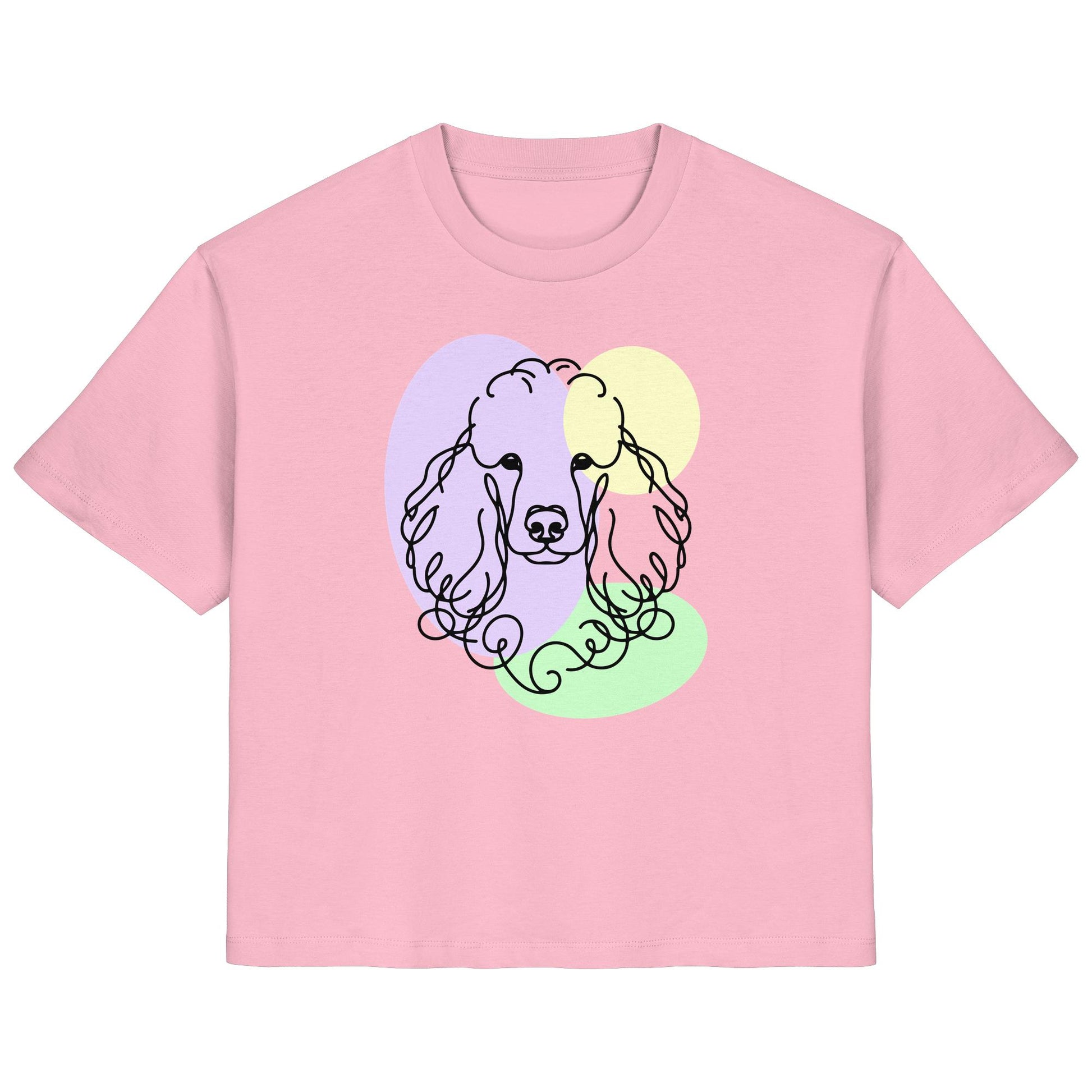 Line Art - Süßer Pudel - Ladies Organic Shirt