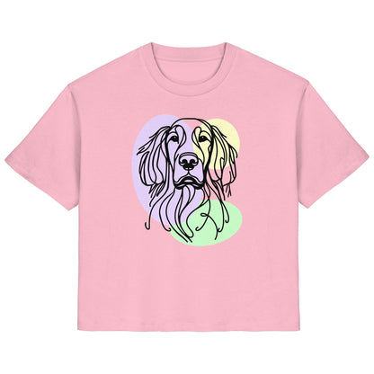 Line Art - Süßer Gordon Setter - Ladies Organic Shirt