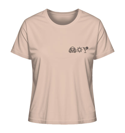 Cocker Spaniel - Sonne Cocktail - Ladies Organic Shirt