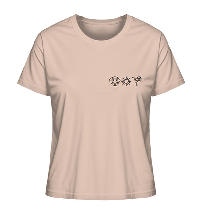 Weimaraner - Sonne Cocktail - Ladies Organic Shirt