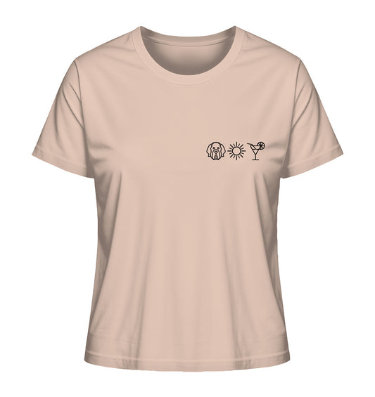 Neufundländer - Sonne Cocktail - Ladies Organic Shirt