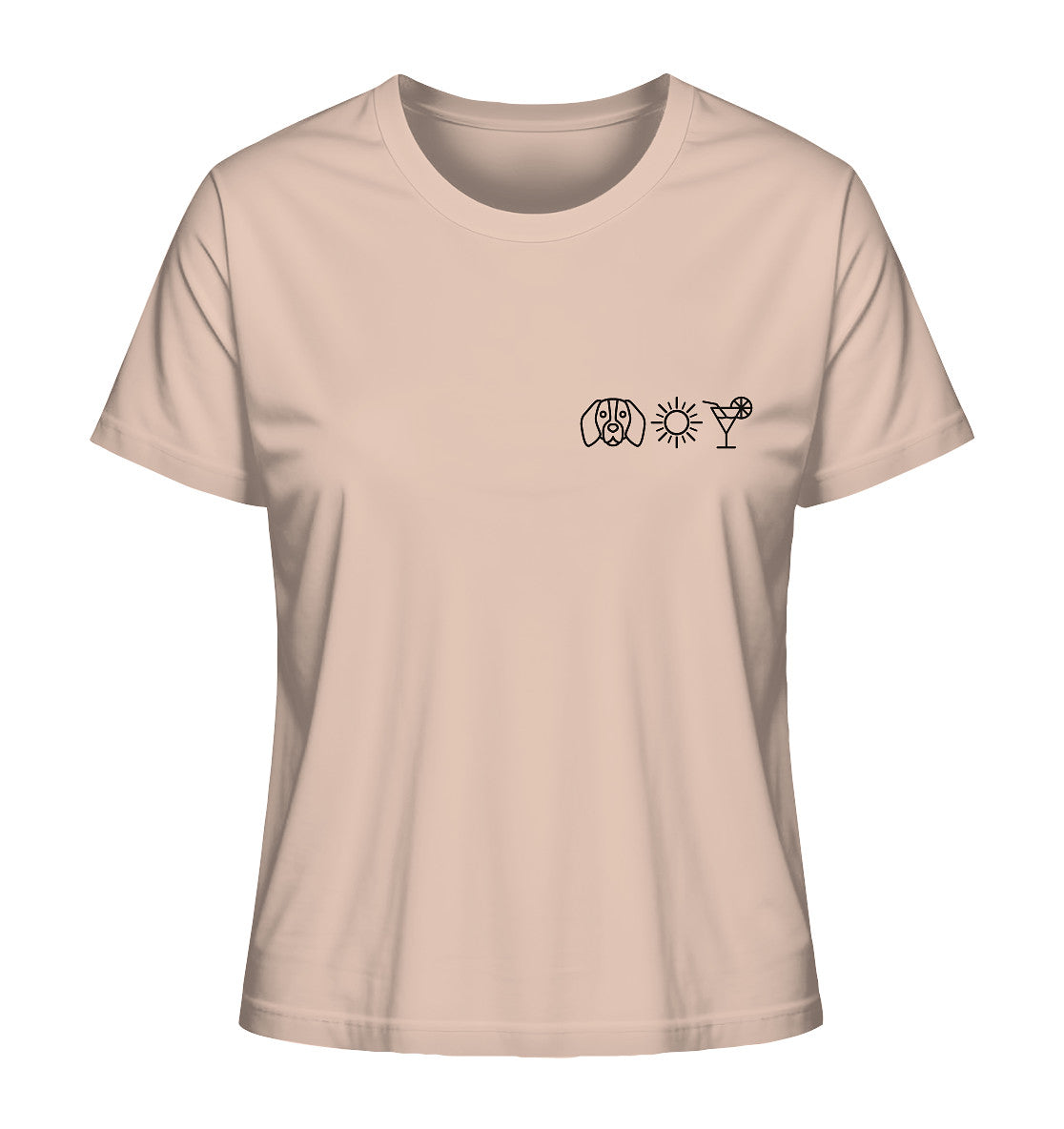 Beagle - Sonne Cocktail - Ladies Organic Shirt