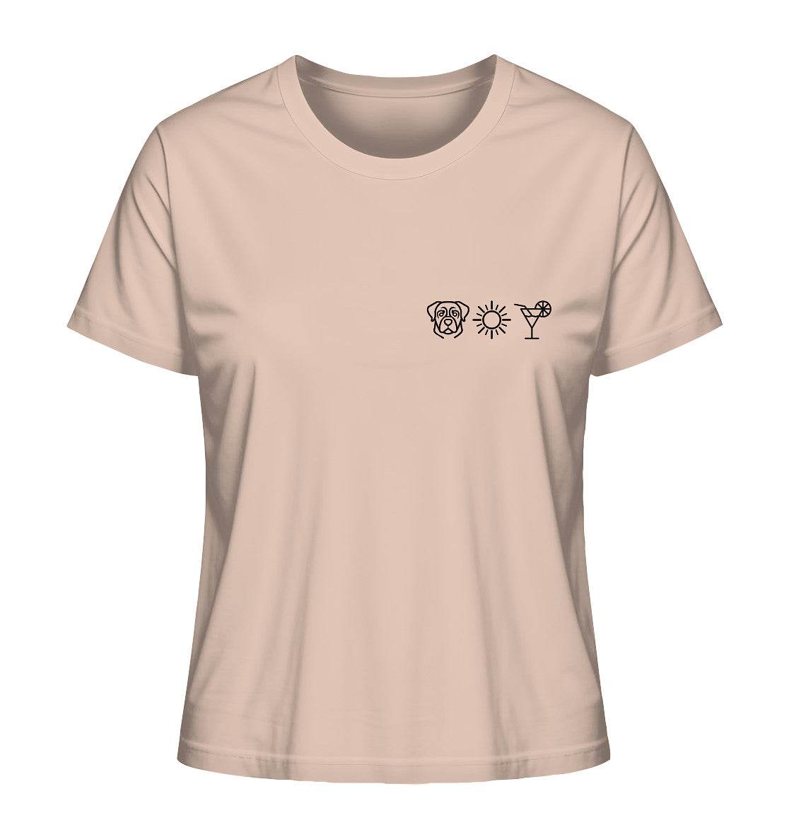 Rottweiler - Sonne Cocktail - Ladies Organic Shirt