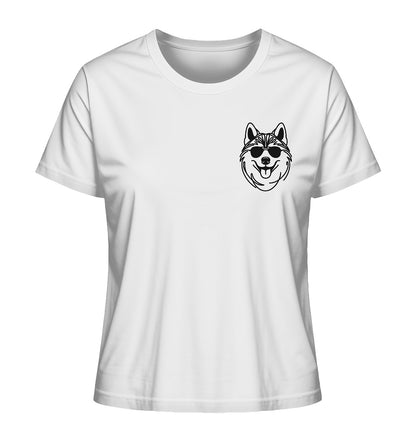 Line Art - Cooler Husky - Ladies Organic Shirt
