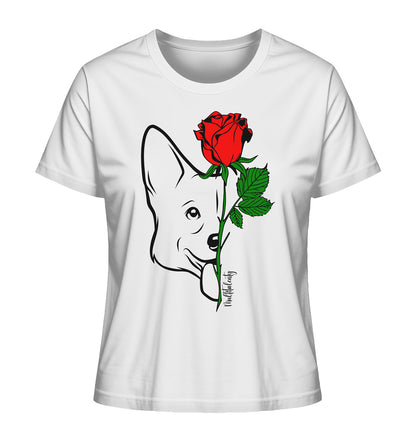 Tattoo Rose - Corgi - Ladies Organic Shirt
