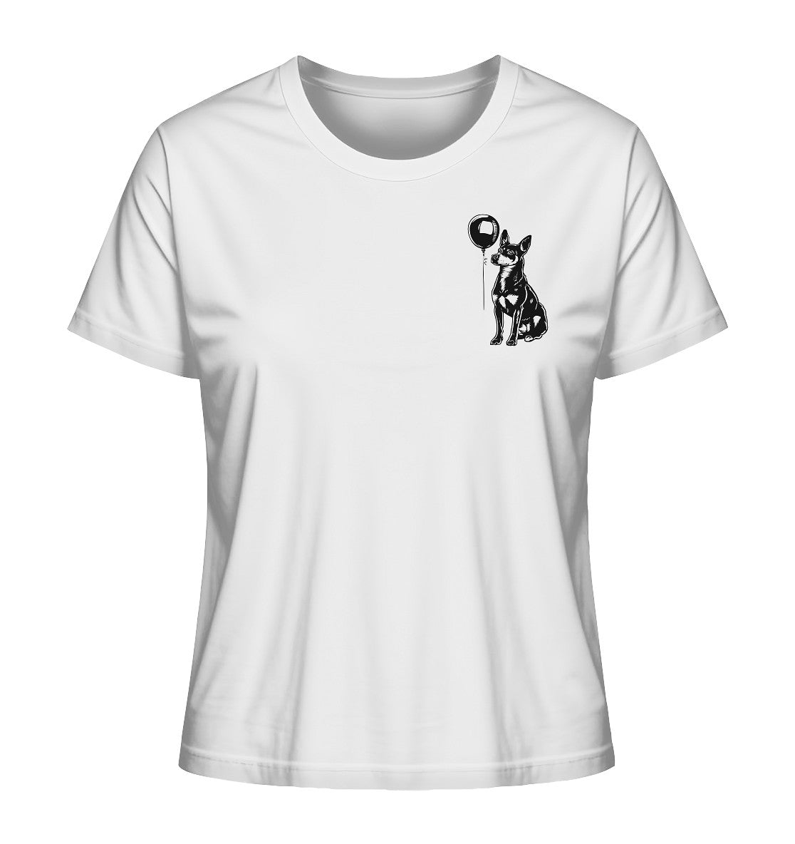 Ballon Australian Kelpie - Ladies Organic Shirt