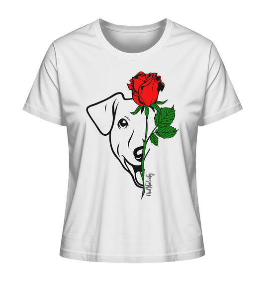Tattoo Rose - Jack Russell - Ladies Organic Shirt