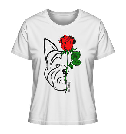 Tattoo Rose - Yorkshire Terrier - Ladies Organic Shirt