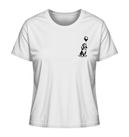 Ballon Basset Hound - Ladies Organic Shirt