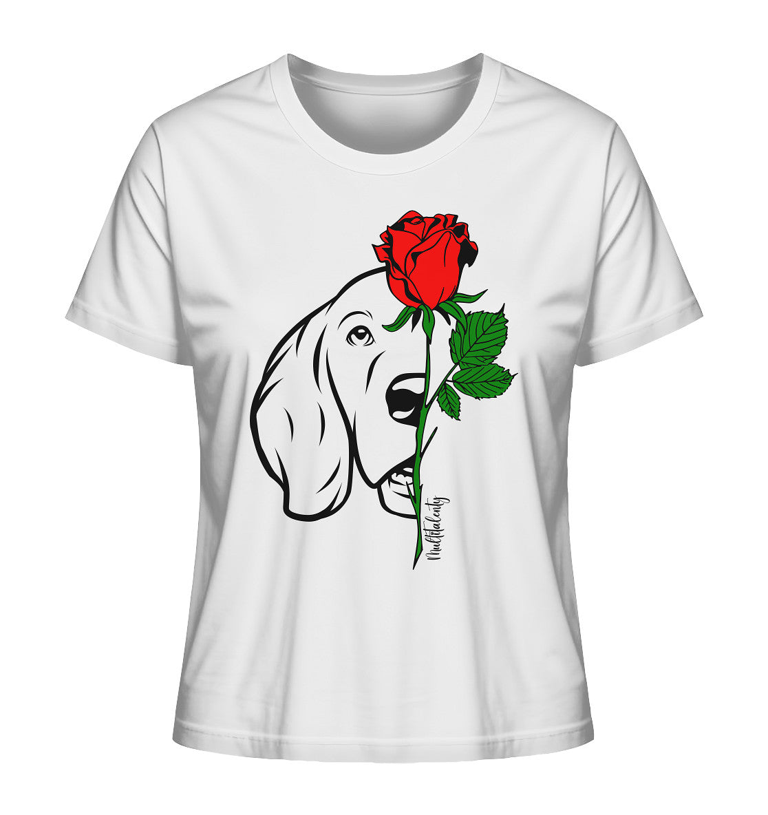 Tattoo Rose - Irish Setter - Ladies Organic Shirt