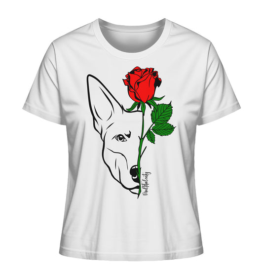 Tattoo Rose - Australian Kelpie - Ladies Organic Shirt