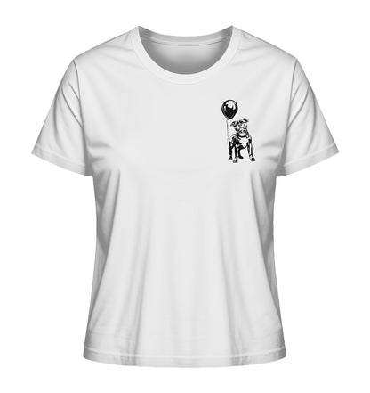 Ballon Staffordshire Bullterrier - Ladies Organic Shirt