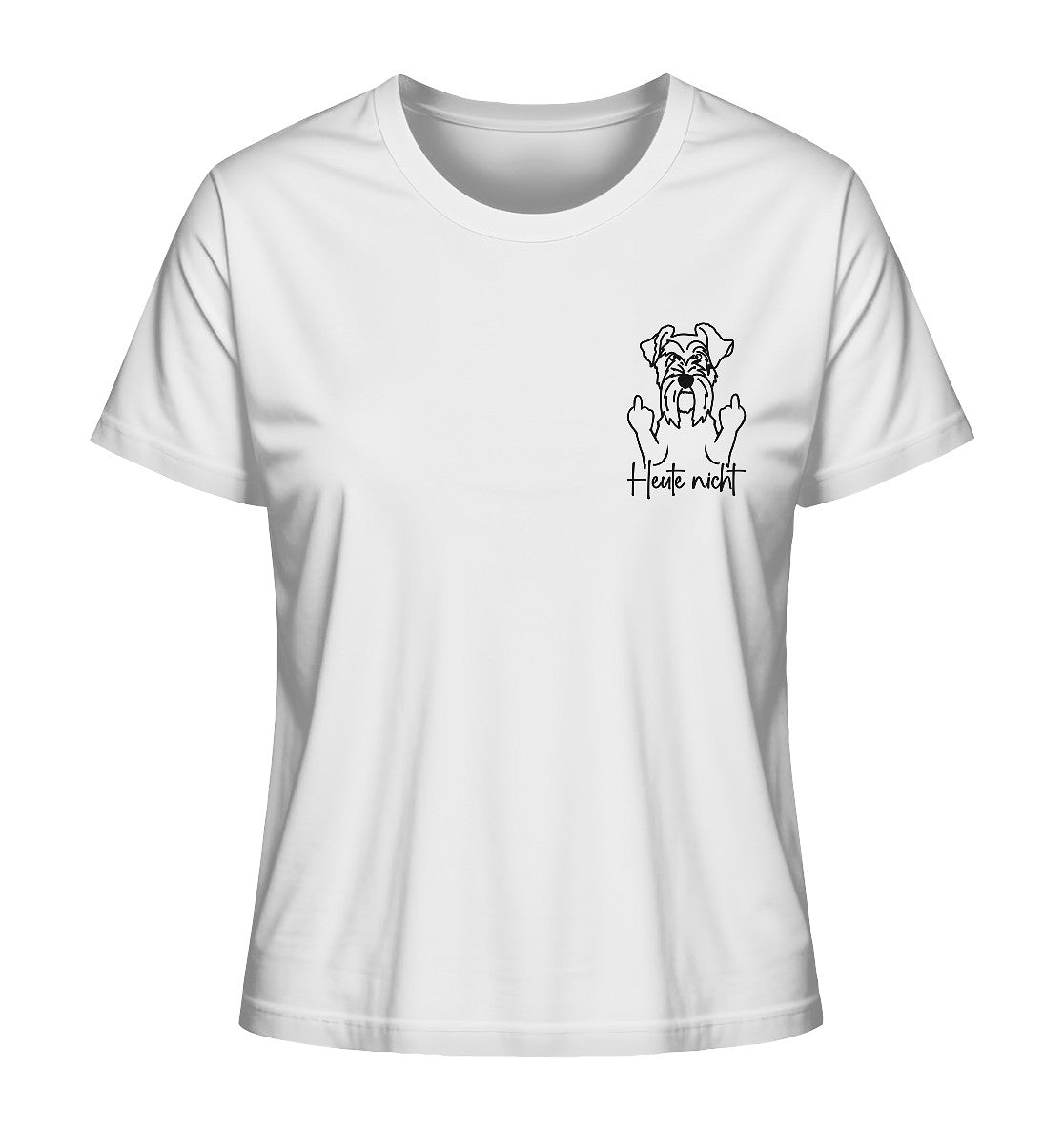 Heute nicht - Schnauzer - Ladies Organic Shirt
