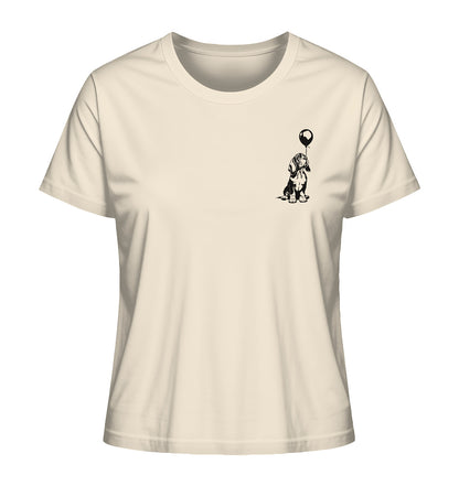 Ballon Basset Hound - Ladies Organic Shirt