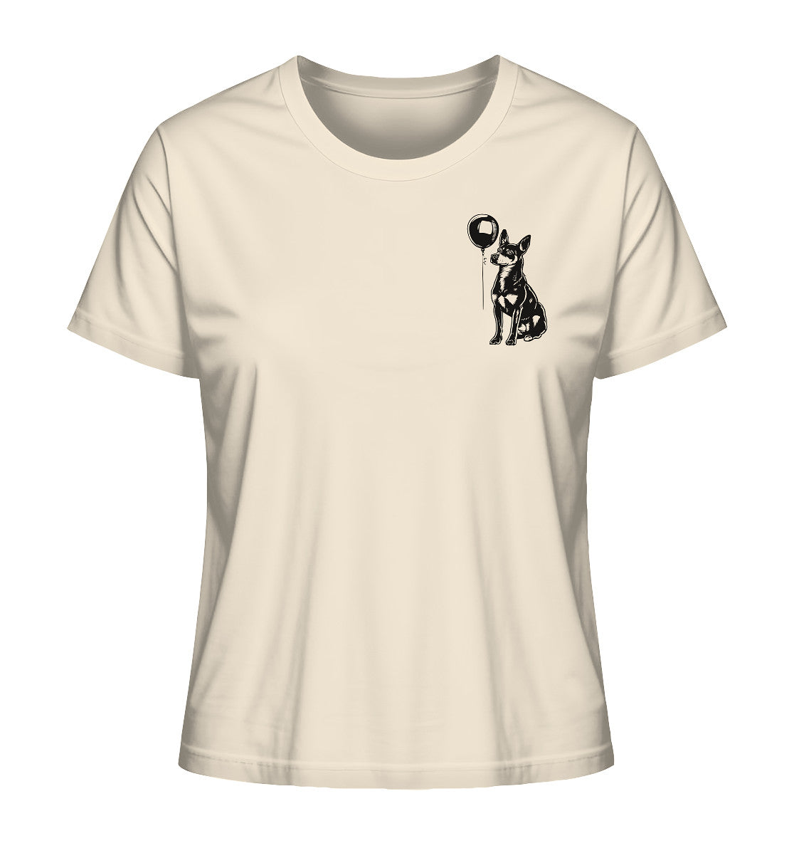 Ballon Australian Kelpie - Ladies Organic Shirt