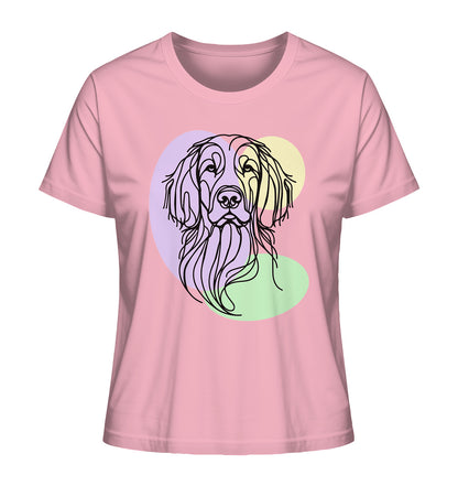 Line Art - Süßer Irish Setter - Ladies Organic Shirt