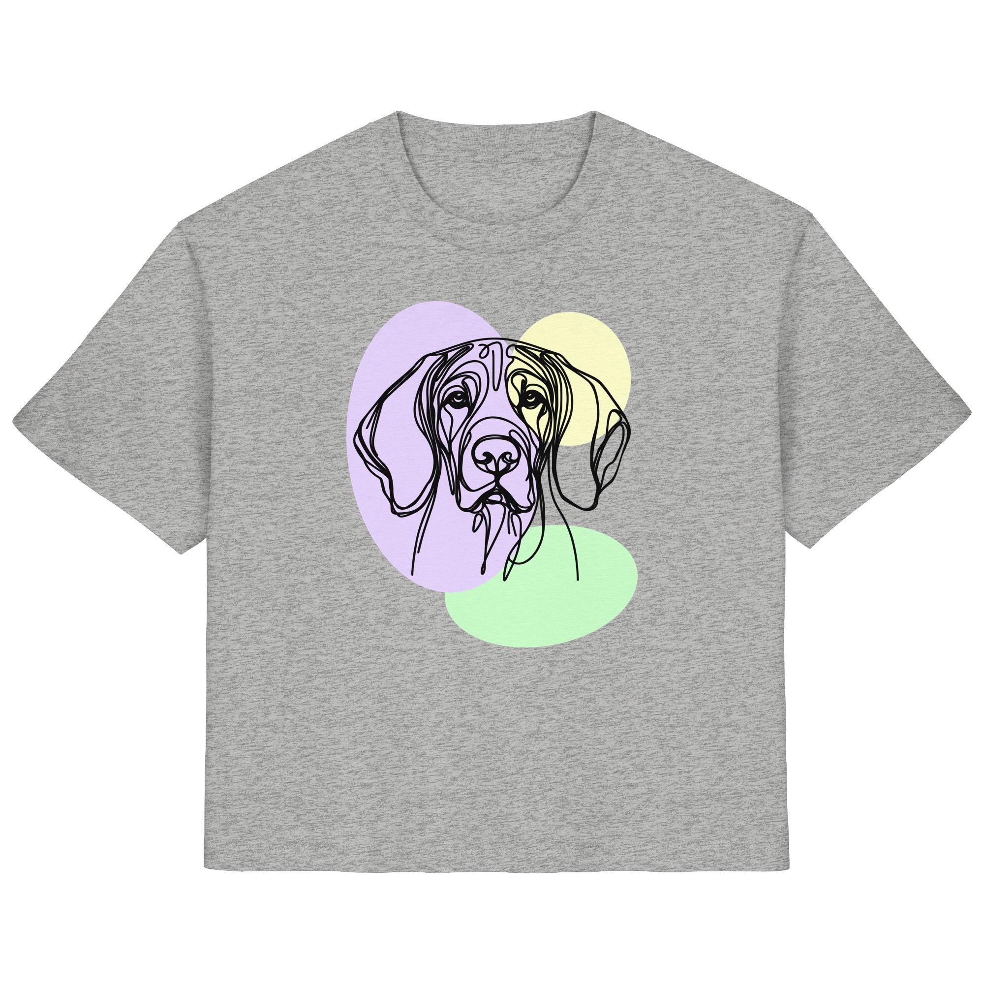 Line Art - Süßer Bayerischer Gebirgsschweißhund - Ladies Organic Shirt