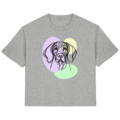 Line Art - Süßer Bayerischer Gebirgsschweißhund - Ladies Organic Shirt