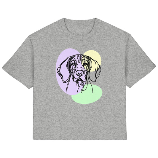 Line Art - Süßer Bayerischer Gebirgsschweißhund - Ladies Organic Shirt