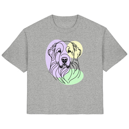 Line Art - Süßer Pyrenäenberghund - Ladies Organic Shirt