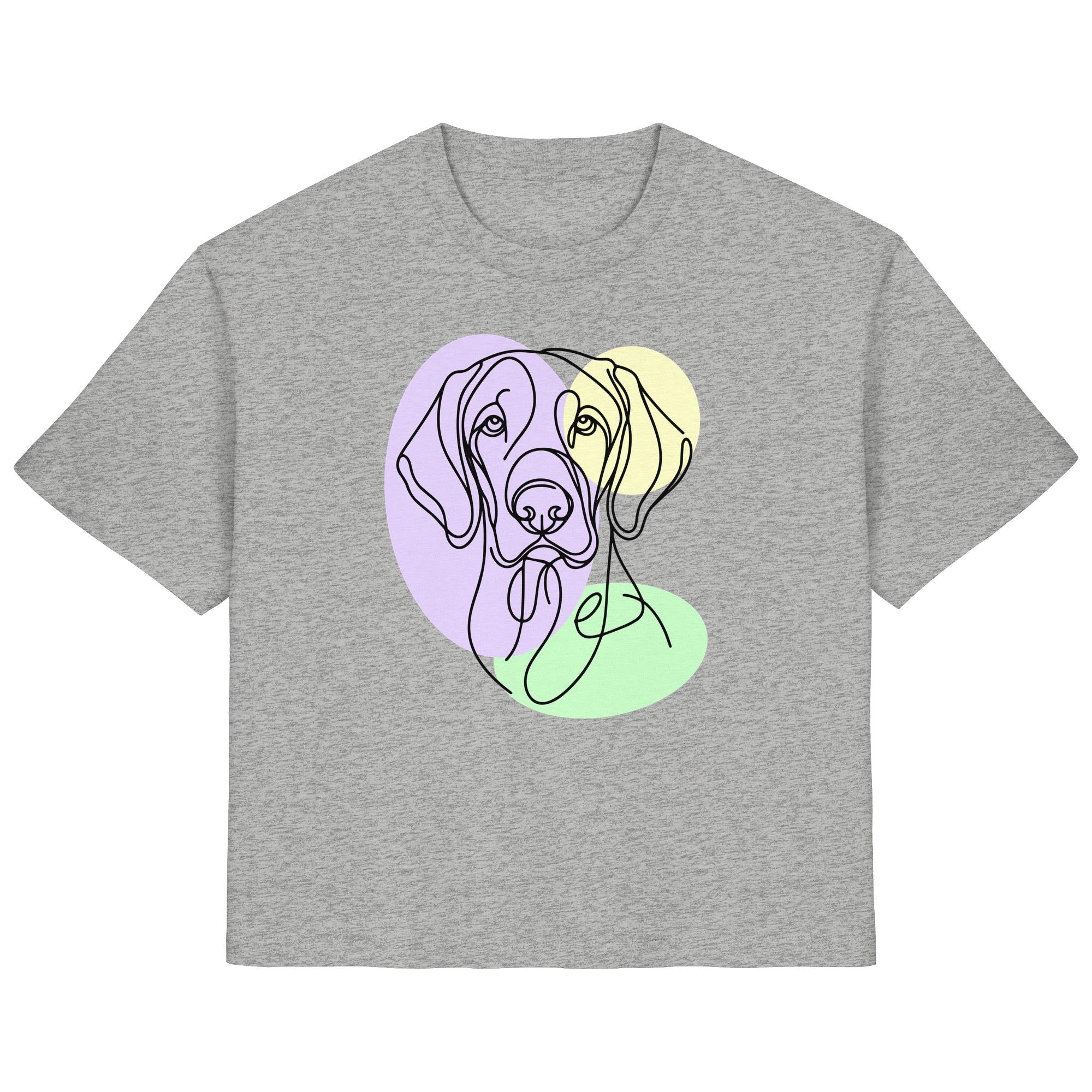 Line Art - Süßer Vizsla - Ladies Organic Shirt