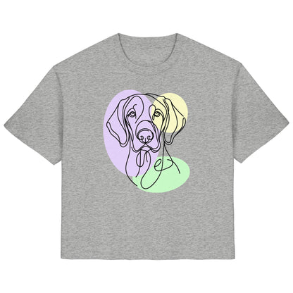 Line Art - Süßer Vizsla - Ladies Organic Shirt