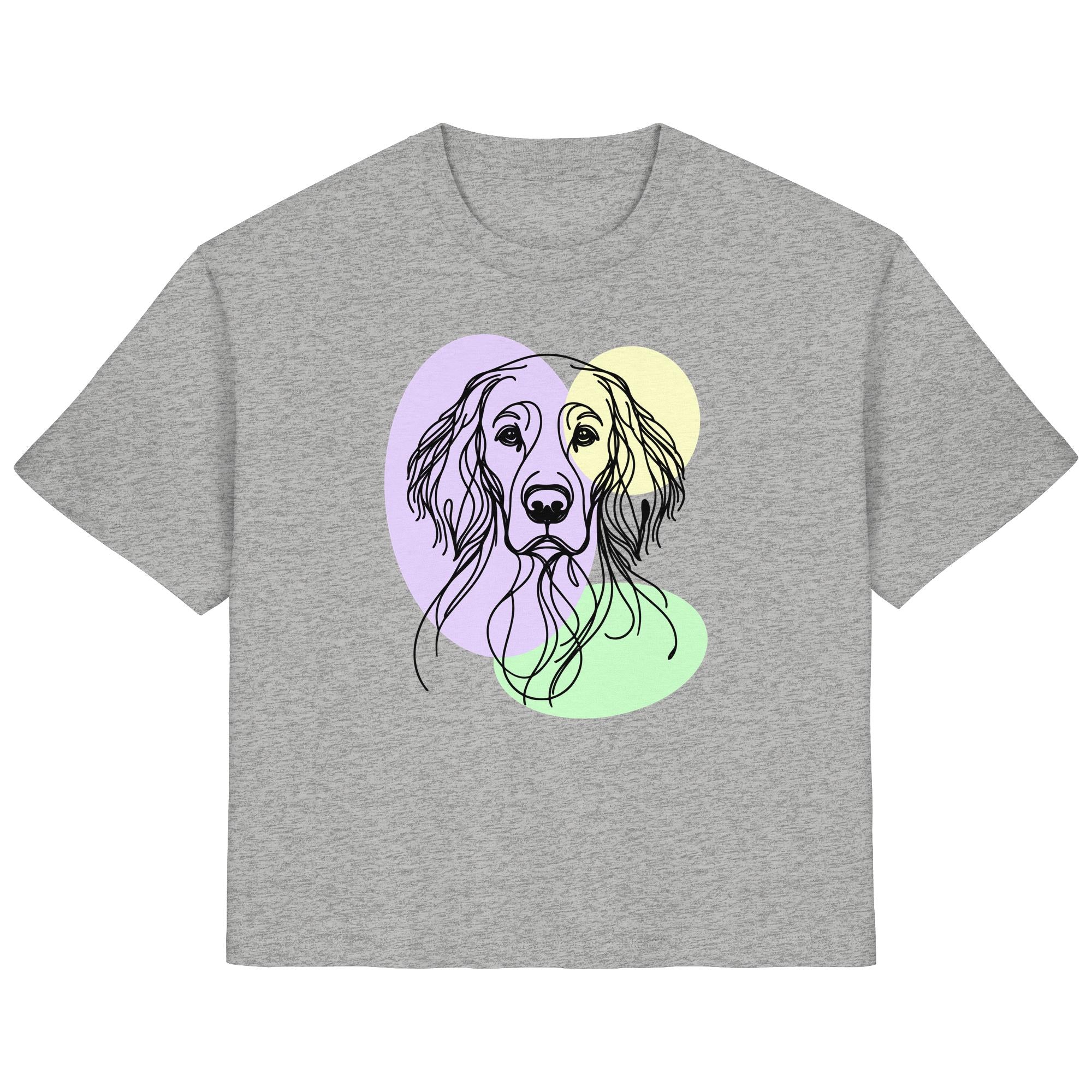 Line Art - Süßer English Setter - Ladies Organic Shirt
