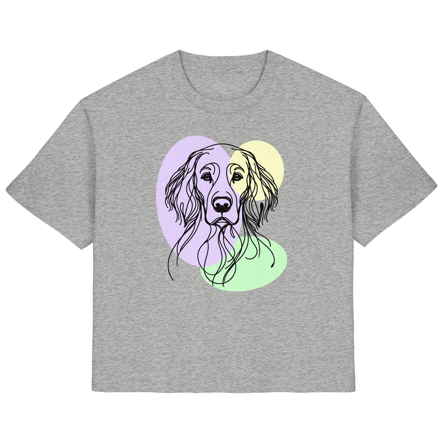 Line Art - Süßer English Setter - Ladies Organic Shirt