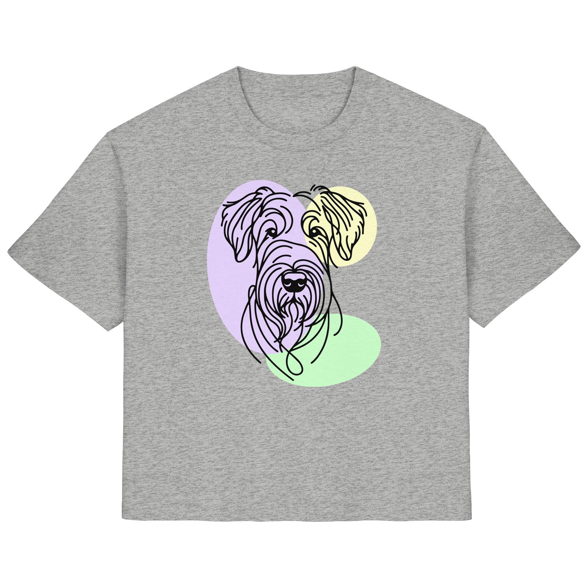 Line Art - Süßer Irish Terrier - Ladies Organic Shirt