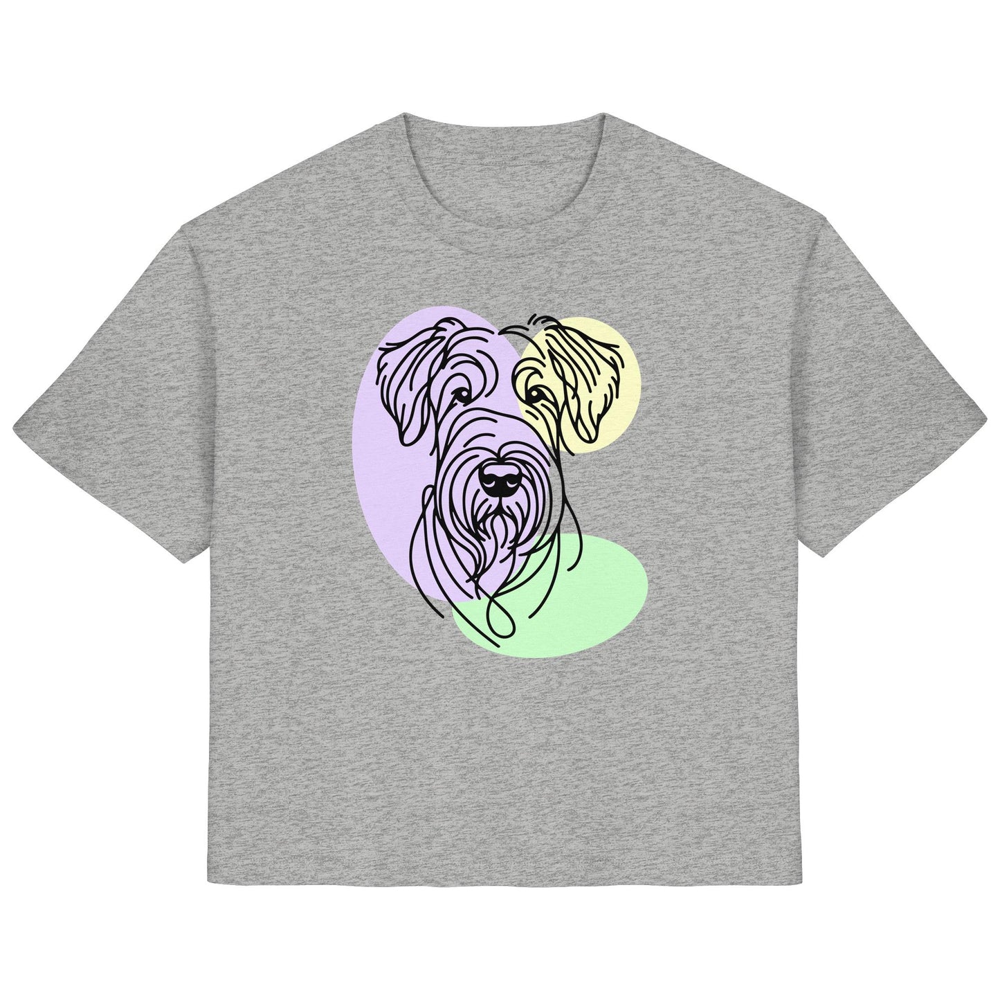 Line Art - Süßer Irish Terrier - Ladies Organic Shirt